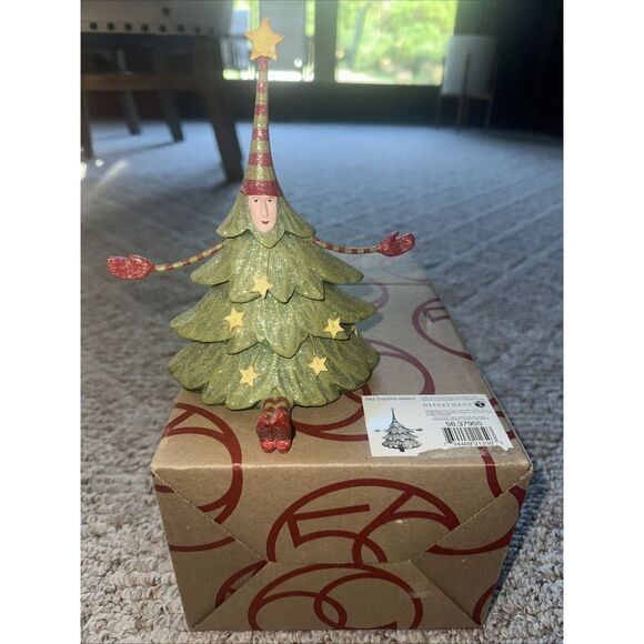 Department 56 Patience Brewster Krinkles Christmas Tree Stocking Hanger NEW - Picture 1 of 5